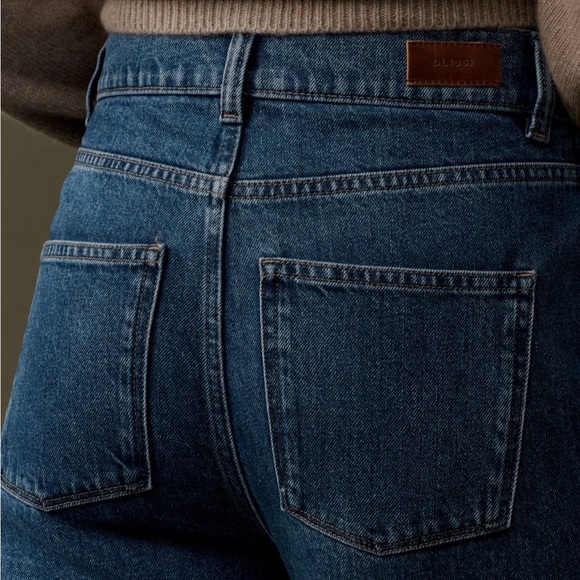 NWT DL1961 Hepburn Wide Leg High-rise Ankle Jeans Sz 26 - Picture 5 of 12